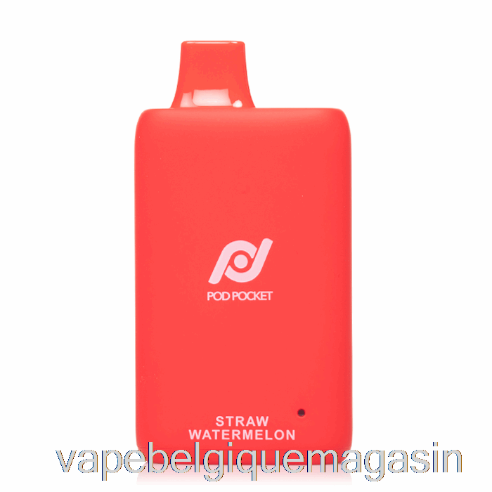 Vape Belgique Pod Pocket 7500 Paille Jetable Pastèque